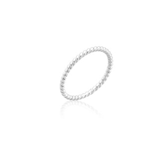 Anel Falange Torcido em Prata 925 no Atacado