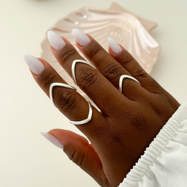 Anel Boca de Tubarão em Prata no Atacado