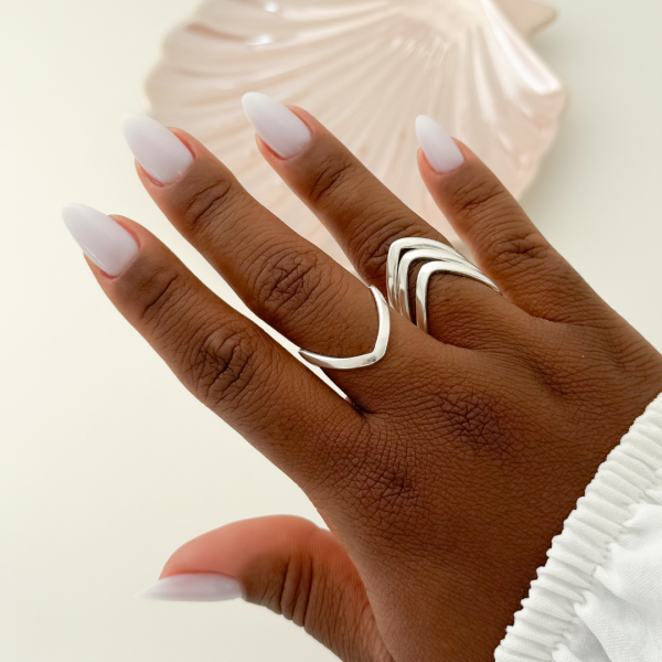 Anel Boca de Tubarão em Prata no Atacado