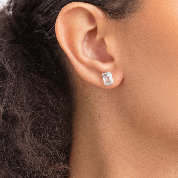 Brinco Pedra em Prata 925 no Atacado