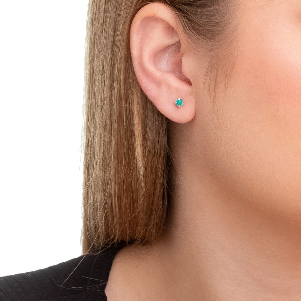 Brinco Ponto de Luz em Prata 925 no Atacado