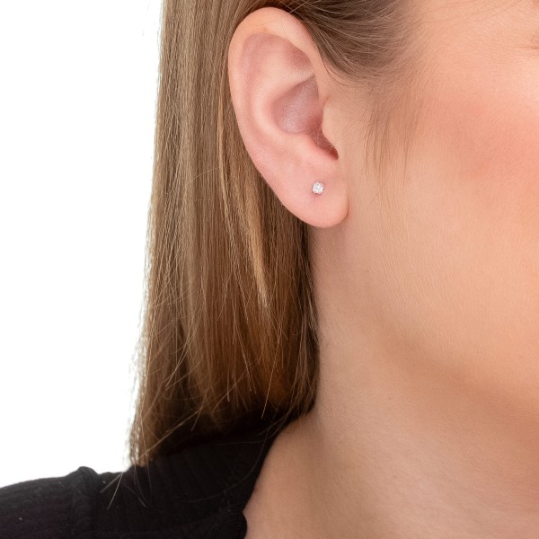 Brinco Ponto de Luz em Prata 925 no Atacado