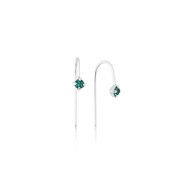 Brinco Ganho e Ponto de Luz em Prata 925 no Atacado