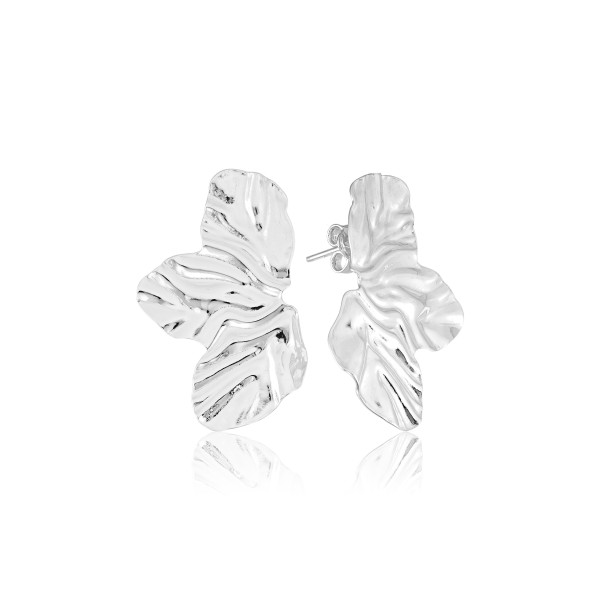 Brinco Flor em Prata 925 no Atacado