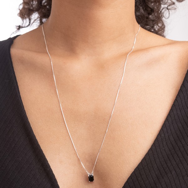 Escapulário Pedras em Prata 925 no Atacado