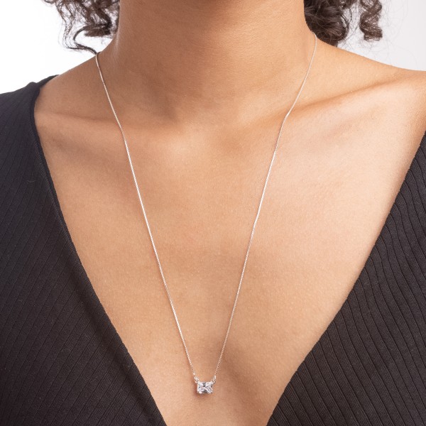 Escapulário Pedras em Prata 925 no Atacado