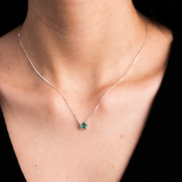 Choker Ponto de Luz em Prata 925 no Atacado