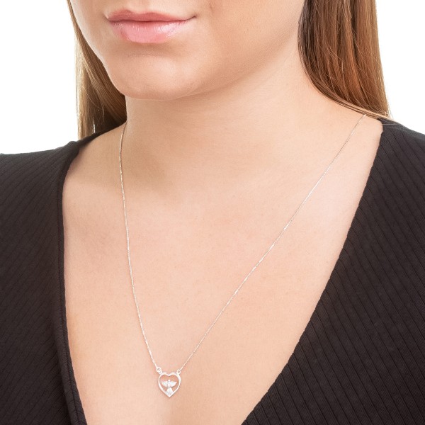 Escapulário N.S Aparecida e Espírito Santo em Prata 925 no Atacado