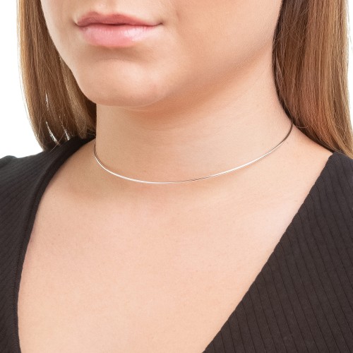 Colar Fio Choker em Prata 925 no Atacado