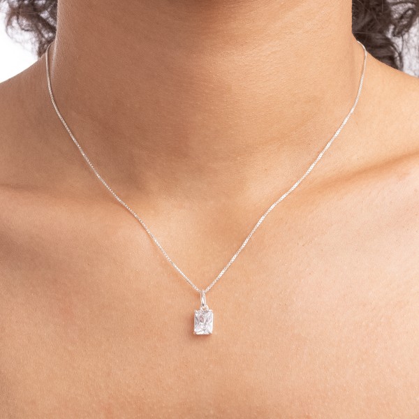 Pingente Pedra em Prata 925 no Atacado