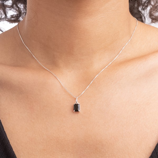 Pingente Pedra em Prata 925 no Atacado