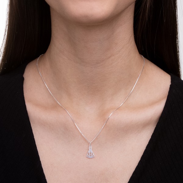 Pingente Nossa Senhora em Prata 925 no Atacado