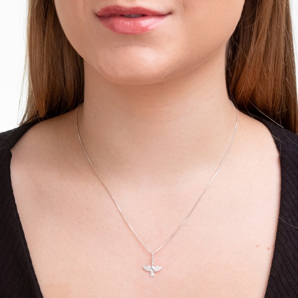 Pingente Espírito Santo em Prata 925 no Atacado