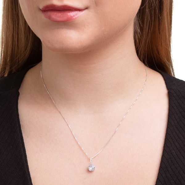 Pingente Ponto de Luz em Prata 925 no Atacado