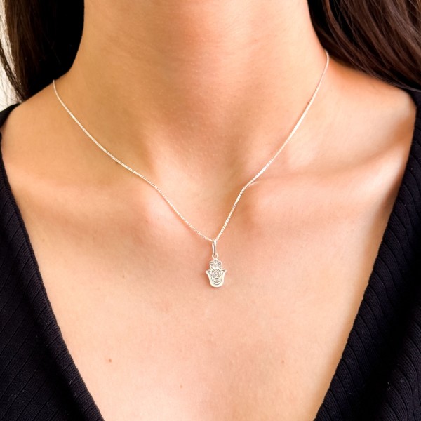 Pingente Mão de Fátima em Prata 925 no Atacado