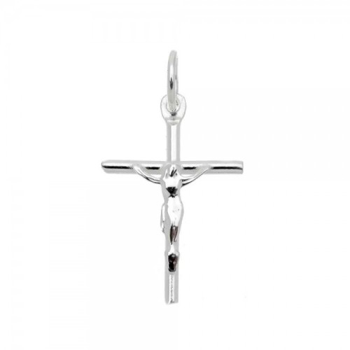 Pingente Cruz com Cristo em Prata 925 no Atacado