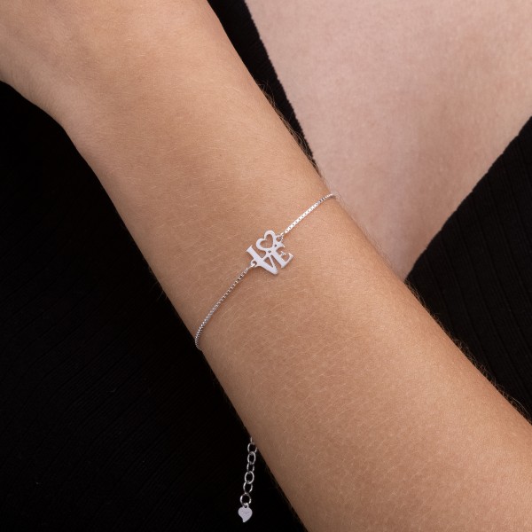 Pulseira Love em Prata 925 no Atacado