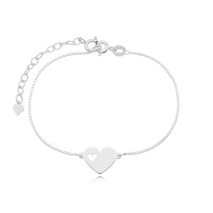 Pulseira Corações em Prata 925 no Atacado