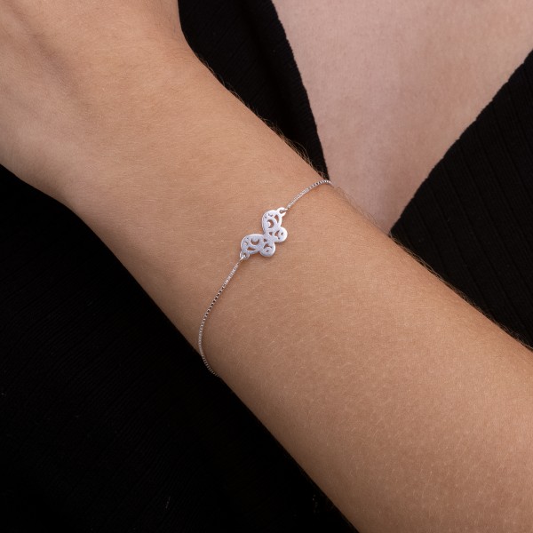 Pulseira Borboleta em Prata 925 no Atacado