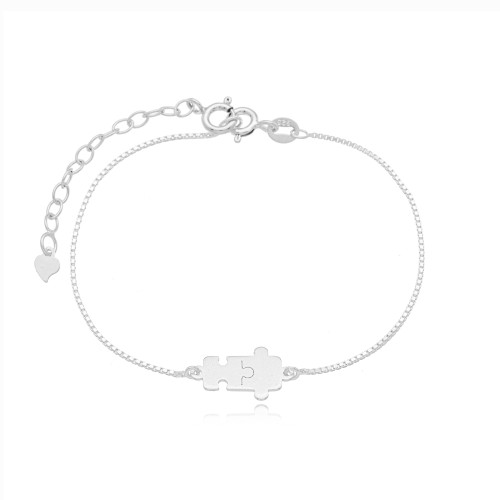 Pulseira Quebra Cabeça em Prata 925 no Atacado