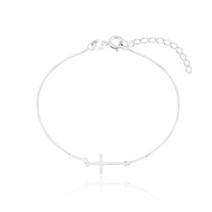 Pulseira Cruz em Prata 925 no Atacado