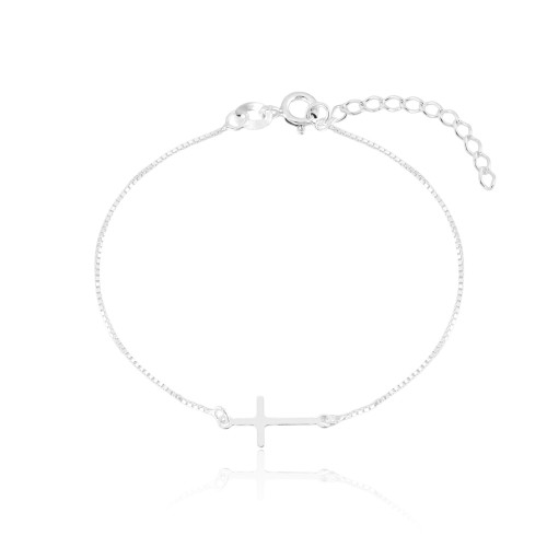 Pulseira Cruz em Prata 925 no Atacado