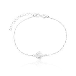 Pulseira Mini Concha em Prata 925 no Atacado