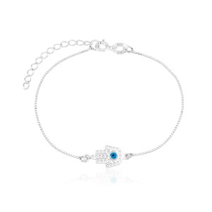 Pulseira Mão de Fátima em Prata 925 no Atacado