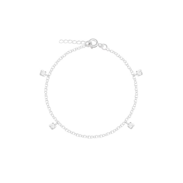 Pulseira Pontos de Luz em Prata 925 no Atacado