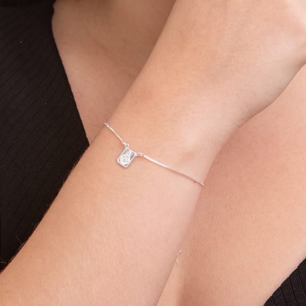 Pulseira Escapulário em Prata 925 no Atacado