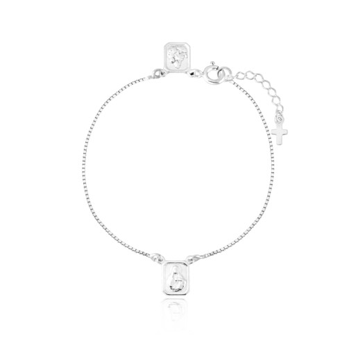 Pulseira Escapulário em Prata 925 no Atacado