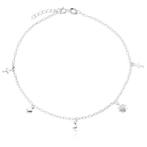 Tornozeleira Patuá em Prata 925 no Atacado