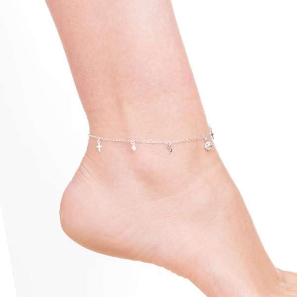 Tornozeleira Patuá em Prata 925 no Atacado